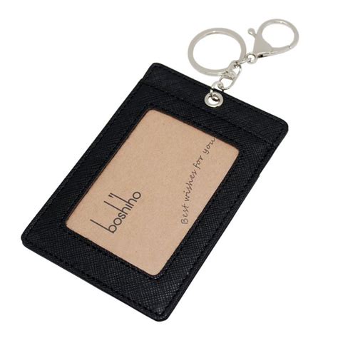 card holder with chain|card holder for keychain.